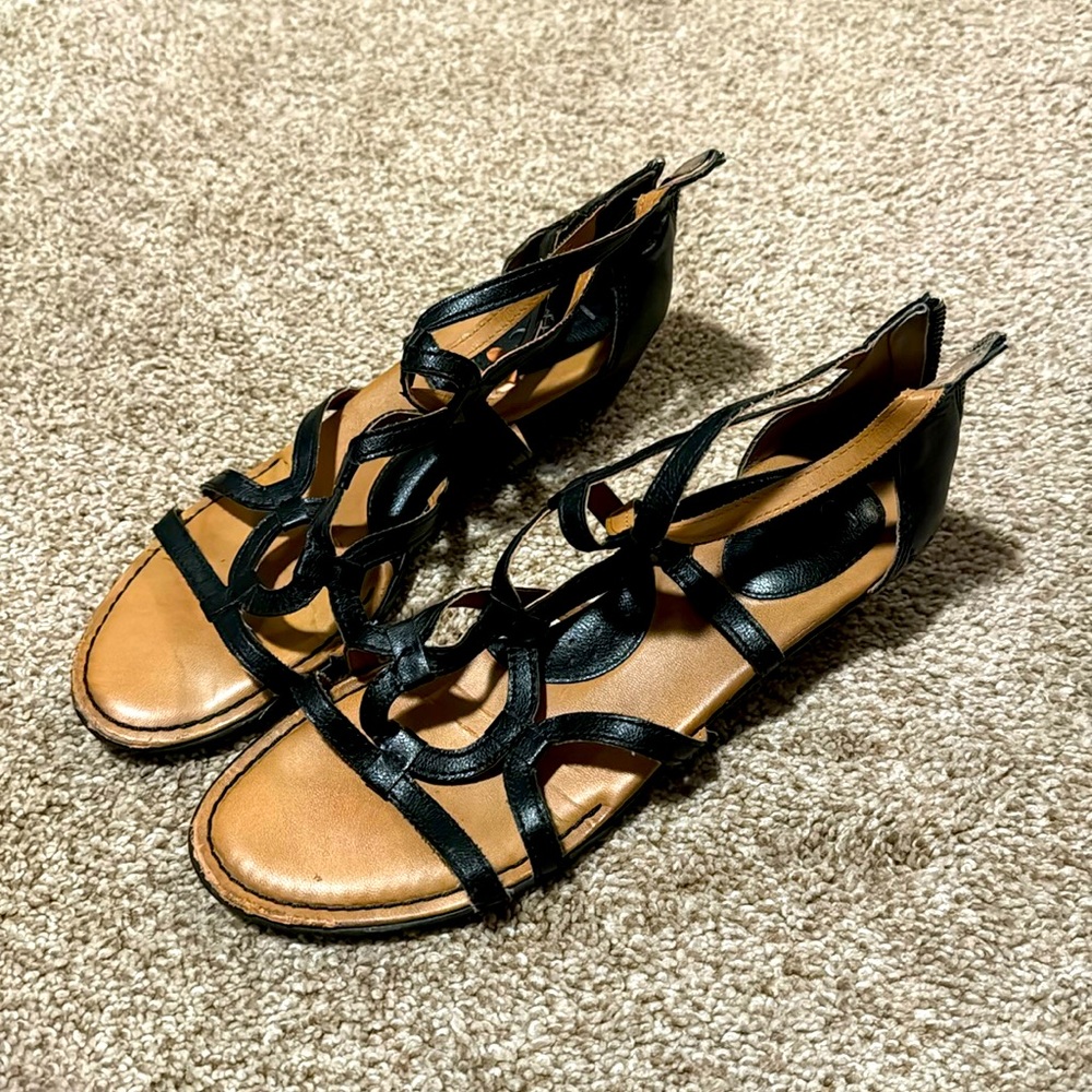 Boc black sandals